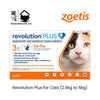 Revolution Plus for Cats (3s/ pack) by Zoetis (Orange) 2.6kg to 5kg