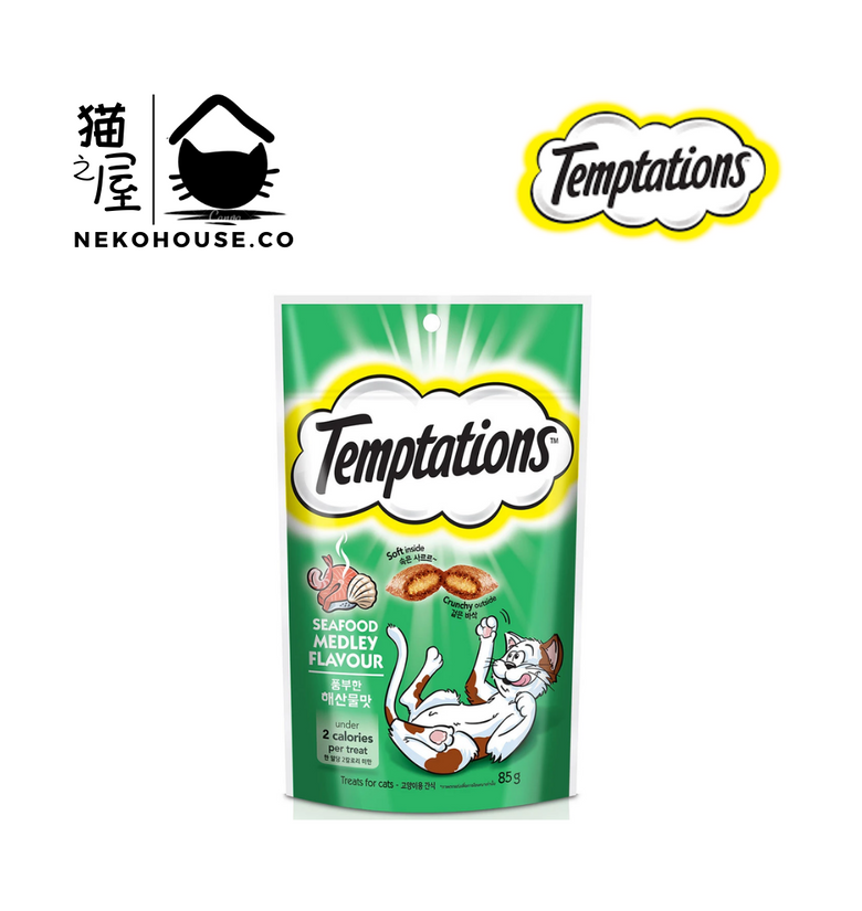 Temptations Seafood Medley Flavour Classic Cat Treat 85g