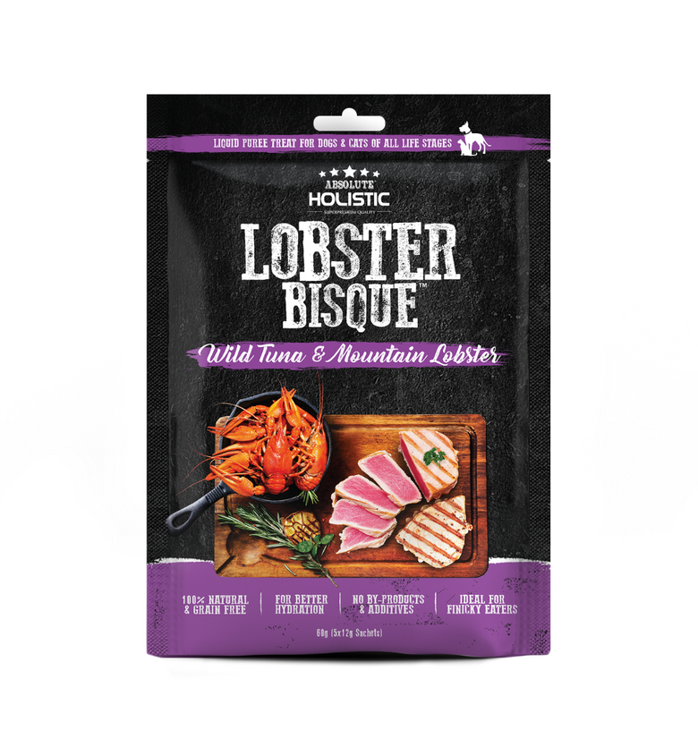 Absolute Holistic Lobster Bisque Wild Tuna and Mountain Lobster Treat Pack