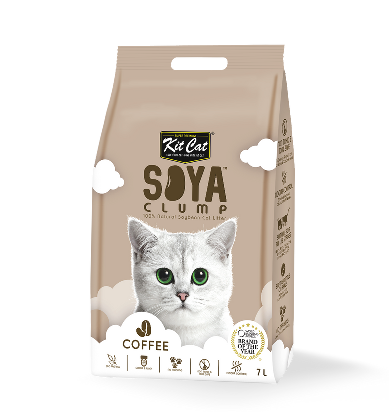 Kit Cat Soya Clump Litter (Coffee)