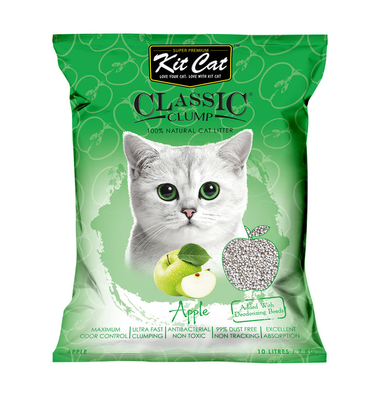 Kit Cat Classic Clump Cat Litter (Apple)