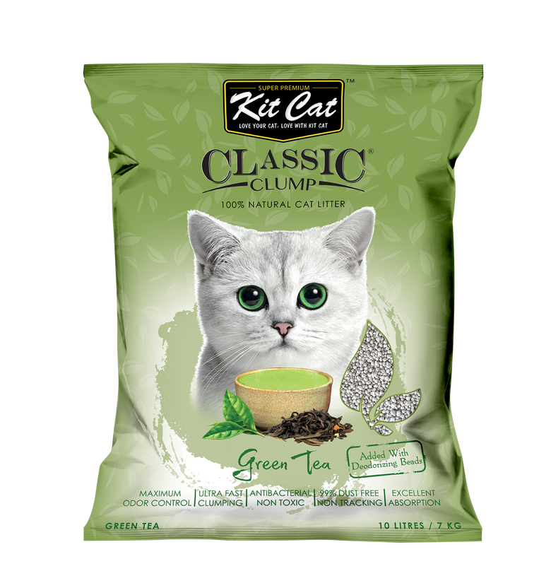 Kit Cat Classic Clump Cat Litter (Green Tea)