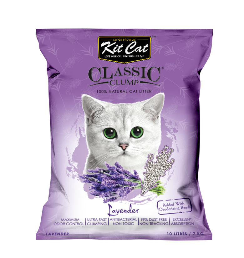 Kit Cat Classic Clump Cat Litter (Lavender)