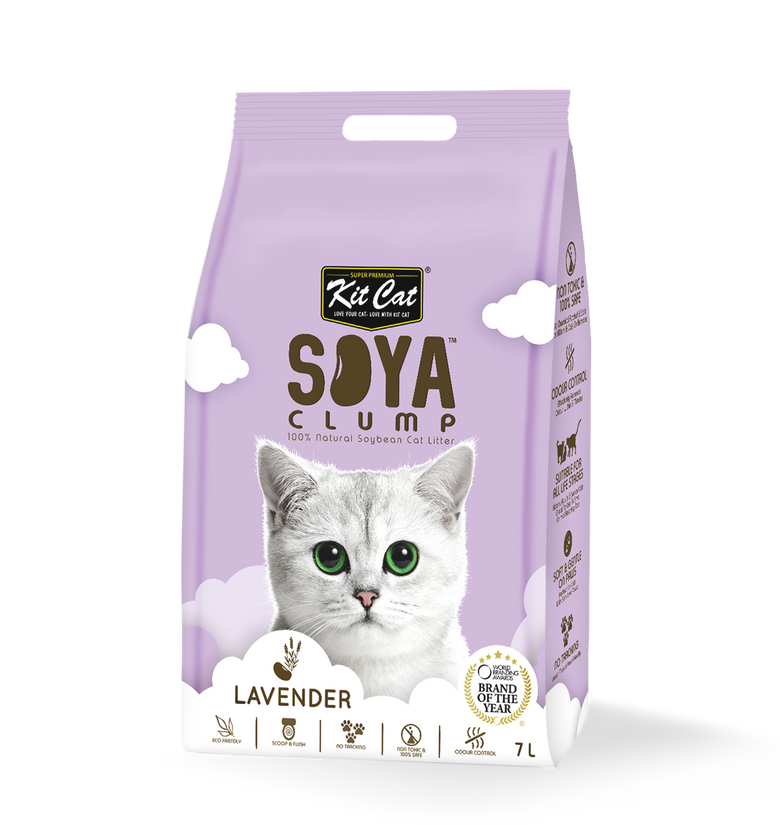 Kit Cat Soya Clump Litter (Lavender)