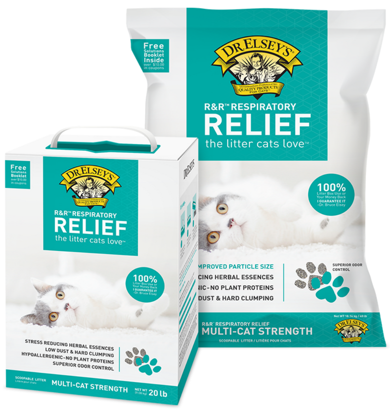 R&R™ Respiratory Relief Clumping Clay Litter